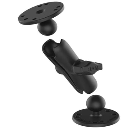 Universal 5.31 Double Ball Mount with Two Round Plates - Image 2